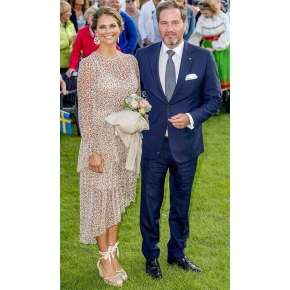 $1150 ZIMMERMANN Silk Long Dress AU 2 / US 8 brown - Picture 3 of 9